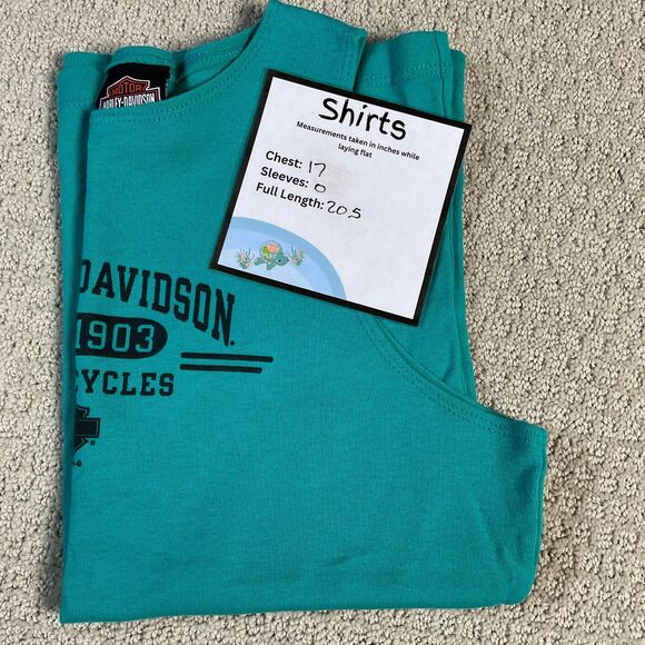 Vintage Harley-Davidson Chicago Tank Top Large L Holoubek 2004 USA Sleeveless - Picture 6 of 6